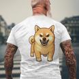 柴犬 犬 ムキッ ムキ顔 水彩 我慢の限界 怒る犬 イラスト おもしろ 長袖tシャツ メンズTシャツ バックプリント 高齢者への贈り物