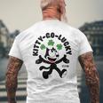 猫フェリックス キティ ゴーラッキー メンズTシャツ バックプリント 高齢者への贈り物