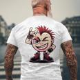 生意気なパンクロックロッカー イロとブーツ付き 面白いパンク 長袖tシャツ メンズTシャツ バックプリント 高齢者への贈り物
