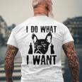 私がしたいことをする フレンチブルドッグ フレンチドッグ 犬 飼い主 犬 ギフト メンズTシャツ バックプリント 高齢者への贈り物