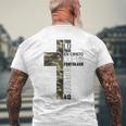 迷彩 スペイン語 聖書 一節 クリスティアーノerso メンズTシャツ バックプリント 高齢者への贈り物