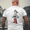 鉄腕アトム Mecanicalアトム A Ctezuka Productions メンズTシャツ バックプリント 高齢者への贈り物