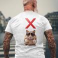 面白くて笑いたい人のためのxハムスター。 長袖tシャツ メンズTシャツ バックプリント 高齢者への贈り物