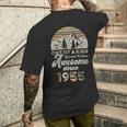 1955年の誕生以来、70年の歴史を誇る山々 メンズTシャツ バックプリント 彼への贈り物