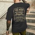 1963年9月 61歳の誕生日プレゼント 男性用 61歳の誕生日プレゼント メンズTシャツ バックプリント 彼への贈り物