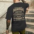 1964年1月 61歳の誕生日プレゼント 男性 61歳の誕生日 メンズTシャツ バックプリント 彼への贈り物