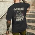 1967年2月以来の伝説 1967年2月生まれ。 メンズTシャツ バックプリント 彼への贈り物