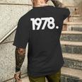 1978年 メンズTシャツ バックプリント 彼への贈り物