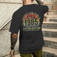 1985年4月からの伝説 ヴィンテージ 40歳の誕生日 1985年製 メンズTシャツ バックプリント 彼への贈り物