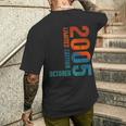 2005年以来 限定版 2005年10月 2005年 レトロ 2005 メンズTシャツ バックプリント 彼への贈り物