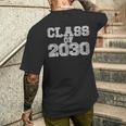 2030年度未来の幼稚園卒業の授業 メンズTシャツ バックプリント 彼への贈り物