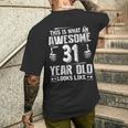 31歳の誕生日プレゼントに31年かかった メンズTシャツ バックプリント 彼への贈り物