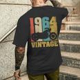 61 歳の誕生日バイカーギフトtシャツ-ヴィンテージ1964バイク メンズTシャツ バックプリント 彼への贈り物