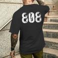 808 エリアコード ハワイ 携帯 エリア コード 808 メンズTシャツ バックプリント 彼への贈り物