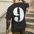 9 ナンバー 9 ナンバー メンズTシャツ バックプリント 彼への贈り物