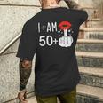I Am 50 Plus 1 中指 51歳の誕生日 面白い メンズTシャツ バックプリント 彼への贈り物