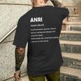 Anri 杏里 メンズTシャツ バックプリント 彼への贈り物
