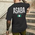 Asaba Nigeria メンズTシャツ バックプリント 彼への贈り物