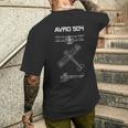 Avro 504 Ww1 複葉機 メンズTシャツ バックプリント 彼への贈り物