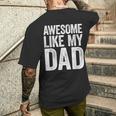 Awesome Like My Dad シャツ キッズ 息子 娘 父の日 メンズTシャツ バックプリント 彼への贈り物