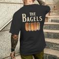 The Bagels Loveresameeed Everything ベーグルベーカー デリ メンズTシャツ バックプリント 彼への贈り物