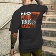 Baloncesto Divertido No Puedo Tengo Basket Basketball Camiseta Hombre Estampado Espalda Regalos para él