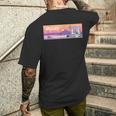 Beautifuleaside Town Hayama Unset Myusy メンズTシャツ バックプリント 彼への贈り物