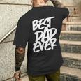 Best Dad Evertシャツプリント、Bester Father Der Welt、父の日 メンズTシャツ バックプリント 彼への贈り物
