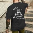 Best Dad By Par Fathers Day Golf Dad Club Golf Lovers Men's T-shirt Back Print Gifts for Him