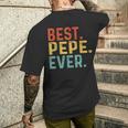 Best Pepe Ever レトロヴィンテージ ペペペへのユニークなギフト メンズTシャツ バックプリント 彼への贈り物