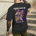 Bjj Legends Never Die Bjj Gi ブラジリアン柔術 メンズTシャツ バックプリント 彼への贈り物