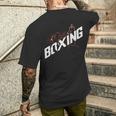 Boxeo Boxeo Boxeo Kickboxing Amante Boxeo Boxeador Camiseta Hombre Estampado Espalda Regalos para él
