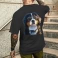 Boyero De Berna Con Gafas Deol Perro Dulce Camiseta Hombre Estampado Espalda Regalos para él