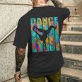 Breakdancing ヒップホップダンスギフト 楽しいグラフィティアート ブレイクダンス メンズTシャツ バックプリント 彼への贈り物