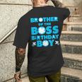 Brother Of The Boss 誕生日 男の子 赤ちゃん 家族 デコレーション メンズTシャツ バックプリント 彼への贈り物