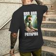 Brr Brr Patapim イタリアンブレインロットミーム メンズTシャツ バックプリント 彼への贈り物
