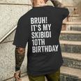 Bruh It's Mykibidi 10歳の誕生日プレゼント 10歳 男の子 メンズTシャツ バックプリント 彼への贈り物
