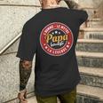 Cadeau Papa Bouliste Humour Pétanque Homme Mythe Légende T-shirt imprimé au dos Cadeaux pour lui