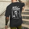 Cadeau Prof De Musique Humour Professeur De Musique Homme T-shirt imprimé au dos Cadeaux pour lui