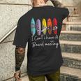 I Can't I Have Aurfboard Meetingurfing ファニーサーファーtシャツ メンズTシャツ バックプリント 彼への贈り物