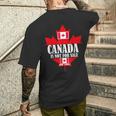 Canada Is Notale 1867 Dad Flag ゴルフビーバー 面白い帽子 メンズTシャツ バックプリント 彼への贈り物