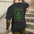 Cannabis アメリカグレード マリファナ インディカ サティバウィード メンズTシャツ バックプリント 彼への贈り物