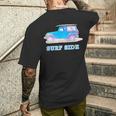 The Car On Theeaside【Surfide サーフサイド】車 サーフィン／サーファー 夏・海 メンズTシャツ バックプリント 彼への贈り物