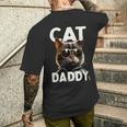 Cat Daddy 猫のお父さん 猫のお父さん お父さん ハウス 猫のお父さん 父の日 猫 メンズTシャツ バックプリント 彼への贈り物