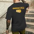 Cheeselut ファニーチーズ愛好家 乳製品 カード ユーモア メンズ レディース メンズTシャツ バックプリント 彼への贈り物