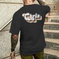 Chris 名前 名前入り 姓 名前 クリス メンズTシャツ バックプリント 彼への贈り物