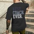 Coach Definition Coach Best Coach Ever メンズTシャツ バックプリント 彼への贈り物
