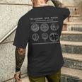Cockpit Instruments シックスパック スピットファイアーファイター Ww2 メンズTシャツ バックプリント 彼への贈り物