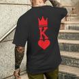 Costume Du Roi De Cœur T-shirt imprimé au dos Cadeaux pour lui