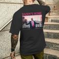 Daddy's Home President Donald Trump 2024 Pink Trump メンズTシャツ バックプリント 彼への贈り物